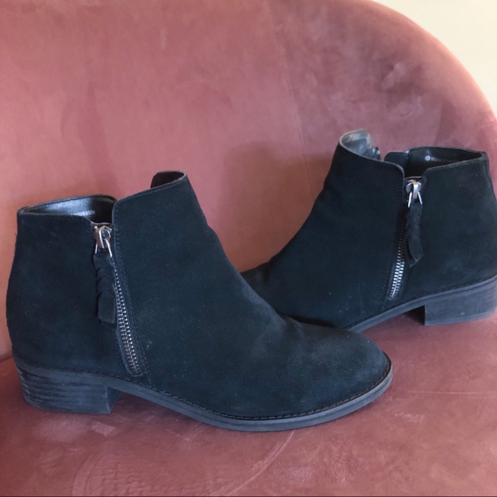 Suede Booties